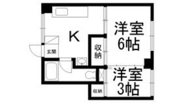 堤マンションの物件間取画像